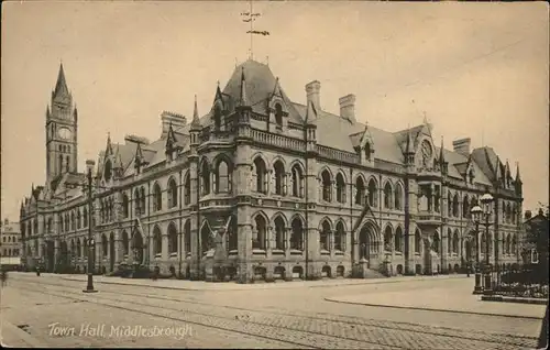 Middlesbrough Town Hall Kat. Middlesbrough