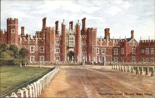Hampton Court Palace West Front Kat. Herefordshire County of