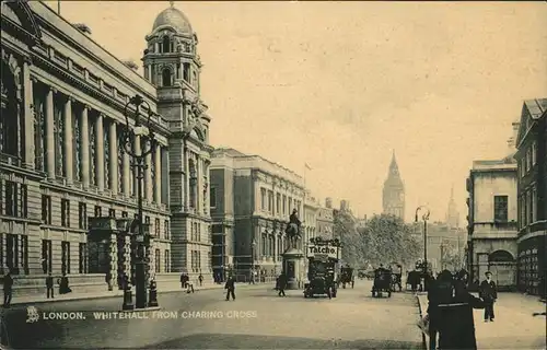 London Whitehall Charing Cross Kat. City of London