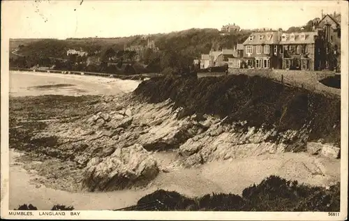 Mumbles Langland Bay Kat. Swansea