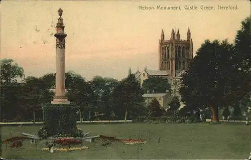 Herefordshire County of Nelson Monument Castle Green Kat. Herefordshire County of