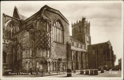 Priory East Lindsey Old Norman Tower Christchurch Kat. East Lindsey