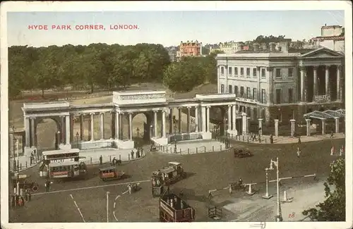 London Hyde Park Corner  Kat. City of London