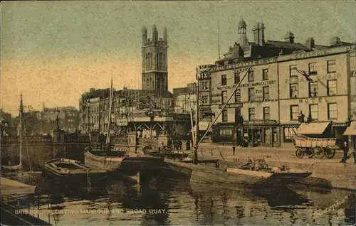 Bristol UK Broad Quay Schiff  / Bristol, City of /Bristol, City of