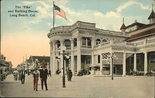 Long Beach California Bathing House  Kat. Long Beach