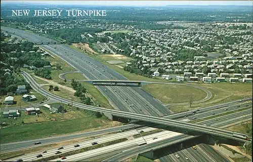 New Jersey Fliegeraufnahme Turnpike Bruecke