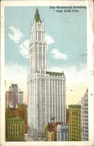 New York City Woolworth Bulding / New York /