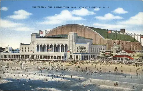 Atlantic City New Jersey Auditorium Convention Hall  / Atlantic City /