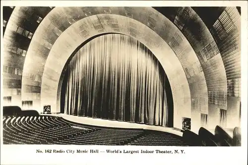 New York City Radio City Music Hall  Indoor Theater / New York /