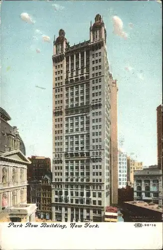 New York City Park Row Building  / New York /