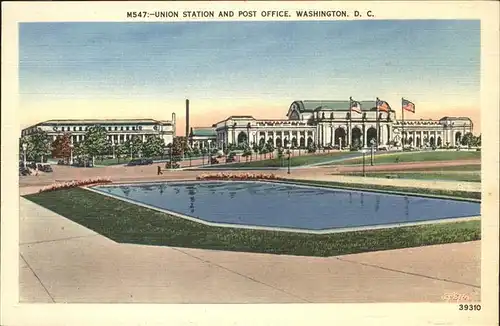 Washington DC Union Station Post Office Kat. Washington