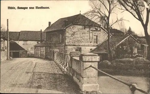 Montfaucon Aisne Moulin Kat. Montfaucon