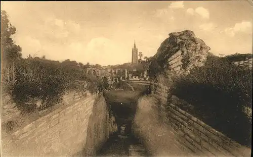 Saintes Charente-Maritime Etude aux Arenes gallo-romaines Kat. Saintes