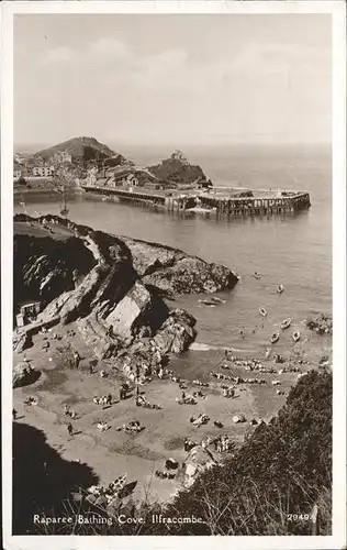 Ilfracombe North Devon Raparee Bathing Cove Kat. North Devon