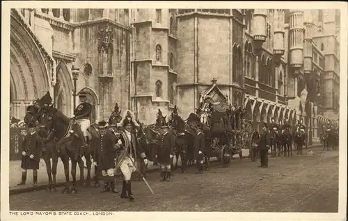 London Lord Mayors State Coach Kat. City of London