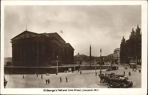 Liverpool St. George s Hall 
Lime Street Kat. Liverpool