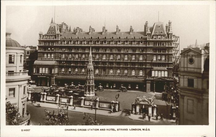 London Charing Cross Station Hotel Kat City Of London