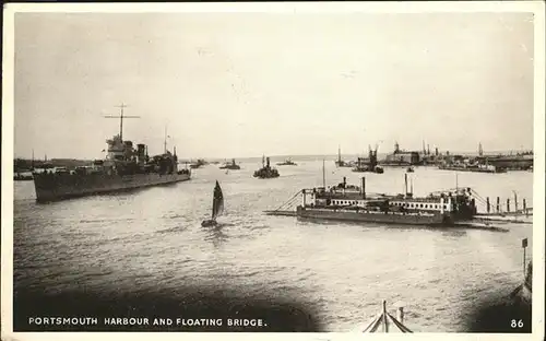 Portsmouth Harbour Floating Bridge Kat. Portsmouth