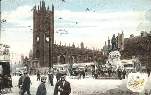 Manchester Cathedral Cromwell Monument Kat. Manchester