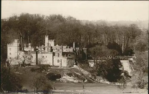 Derbyshire Dales Haddon Hall Kat. Derbyshire Dales