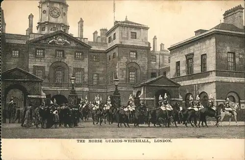 London The Horse Guards Whitehall Kat. City of London