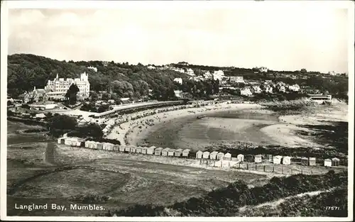 Mumbles Langland Bay Kat. Swansea