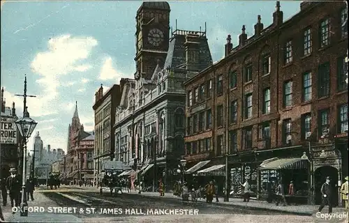 Manchester Oxford Street St. James Hall Kat. Manchester