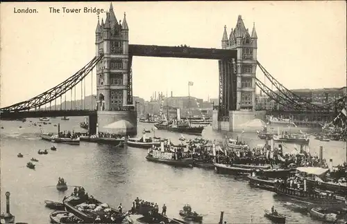 London Tower Bridge Schiffe Kat. City of London