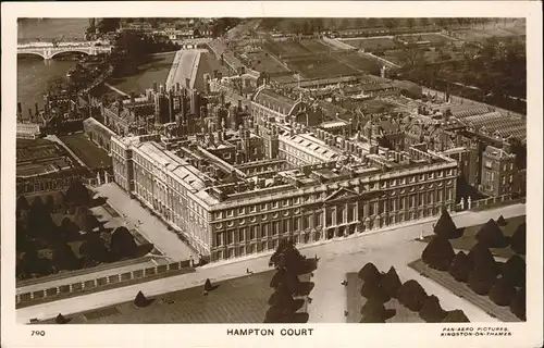 Hampton Court Fliegeraufnahme  Kat. Herefordshire County of