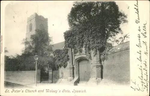 Ipswich St Peters Church Wolsey Gate Kat. Ipswich