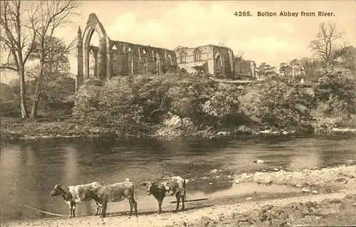 Bolton Abbey from River Kuehe Kat. Bolton