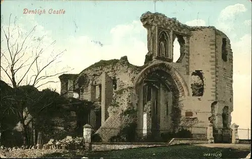 Denbigh Denbighshire Castle Kat. Denbighshire