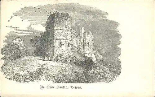 Lewes East Sussex Old Castle / Lewes /East Sussex CC