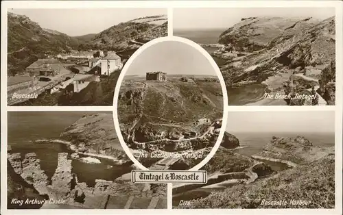 Tintagel King Arthur Castle Boscastle Harbour Beach 