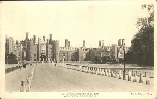 Hampton Court Palace Western Approach Kat. Herefordshire County of