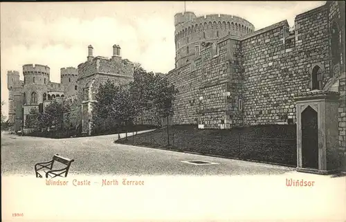 Windsor Berkshire Castle North Terrace / Windsor and Maidenhead /Berkshire