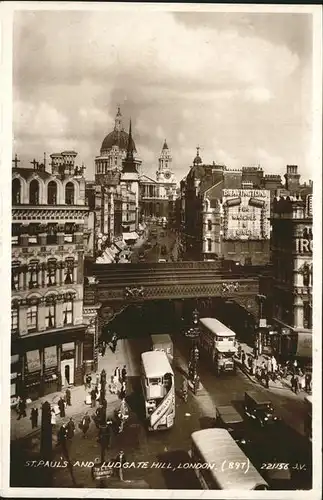 London St Pauls Ludgate Hill Kat. City of London