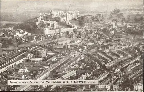 aw17464 Windsor Castle Fliegeraufnahme  Castle Kategorie. United Kingdom Alte Ansichtskarten