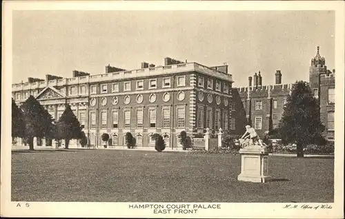 Hampton Court East Front Palace Kat. Herefordshire County of