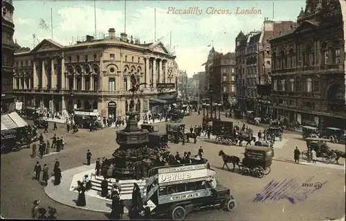 London Piccadilly Circus Kutsche  Kat. City of London