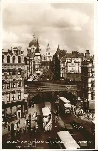 London St Pauls Ludgate Hill Kat. City of London