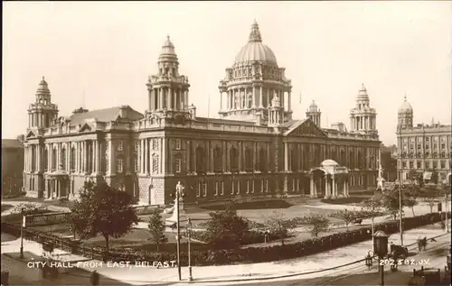 Belfast City Hall From East Kat. Belfast