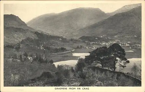 Keswick Grasmere from fir Crag Kat. Allerdale