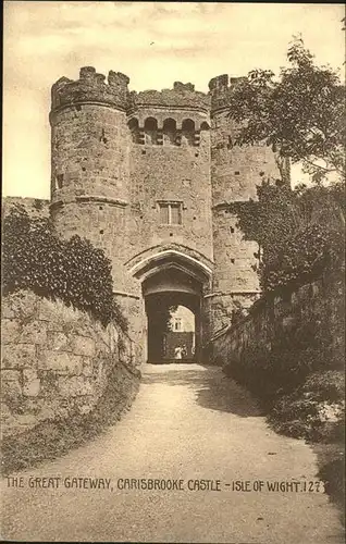 Isle of Wight UK Carisbrooke Castle / Isle of Wight /Isle of Wight