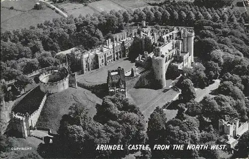 aw17598 Eastbourne Sussex Fliegeraufnahme Arundel Castle Kategorie. Eastbourne Alte Ansichtskarten