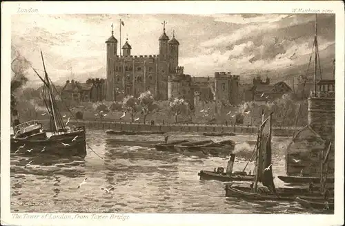 London Tower Bridge Schiff Kat. City of London