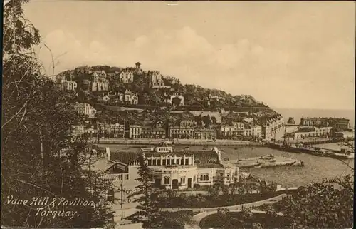 Torquay Torbay Vane Hill Pavillon Kat. Torbay