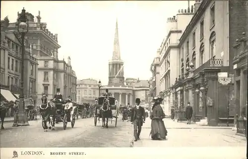 London Regent Street Kutsche Kat. City of London