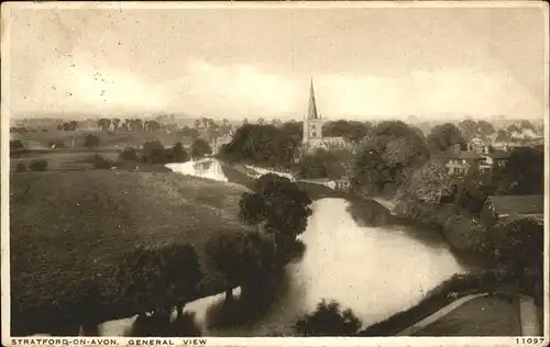 Stratford-on-Avon General View Kat. Stratford-on-Avon