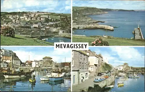 Mevagissey Boote Schiffe Autos  Kat. Restormel